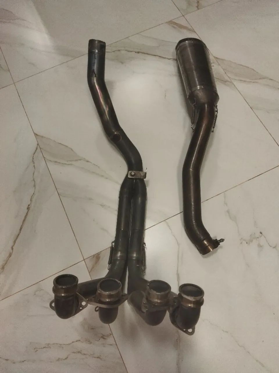 Escapamento Full Titanium Léo vince Kawasaki zx10r - Peças para