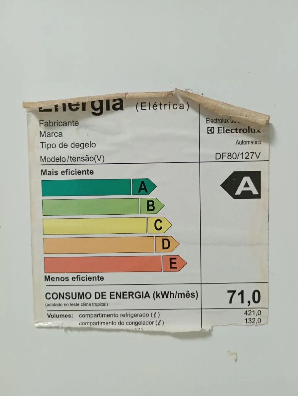 Geladeira Electrolux Infinity DF82 Frost Free Duas Portas 553 Litros (127V) - Foto 5