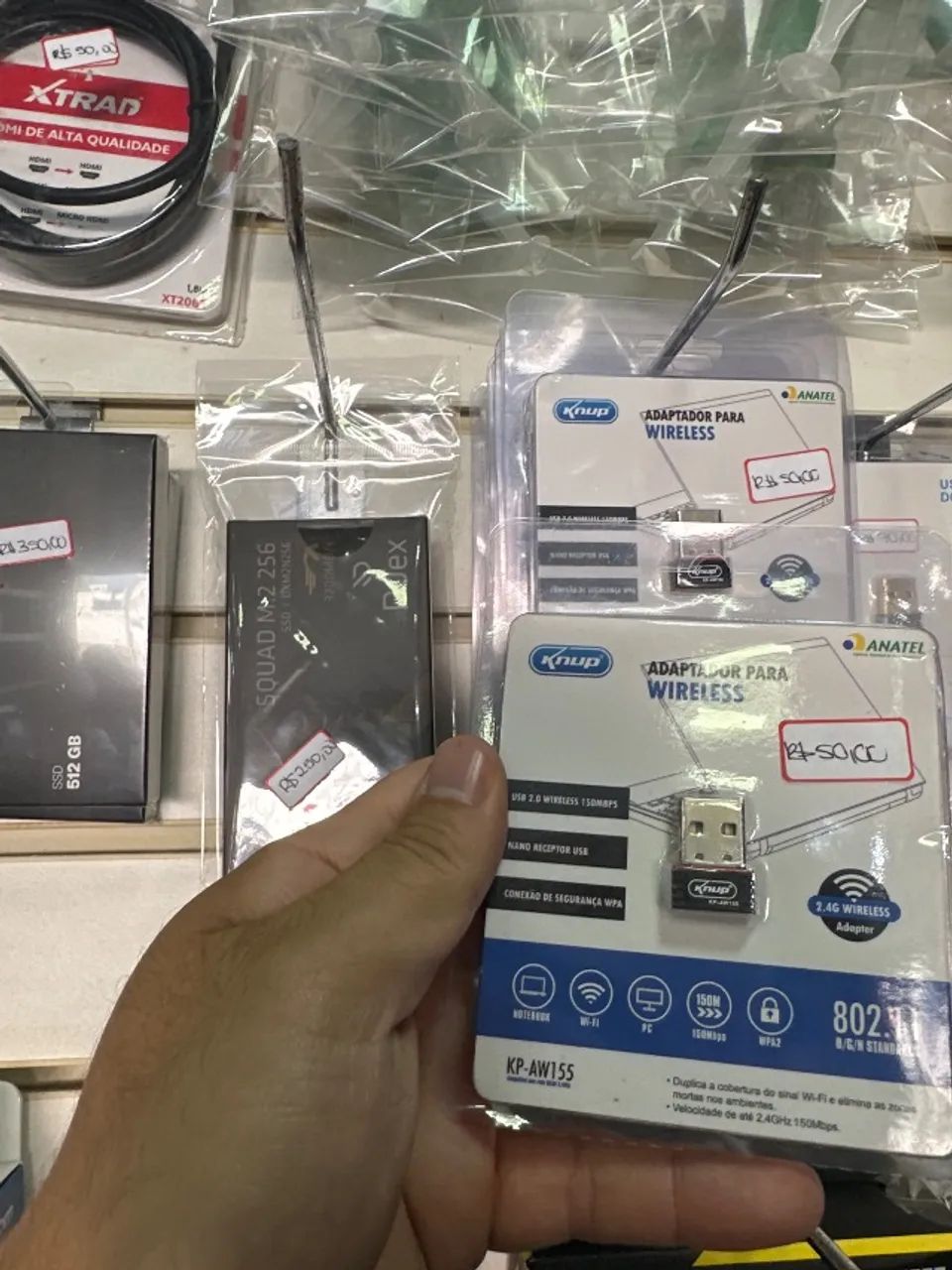 Adaptador Wi Fi Wireless- Novo com Garanta - Lojaswiki - Foto 2