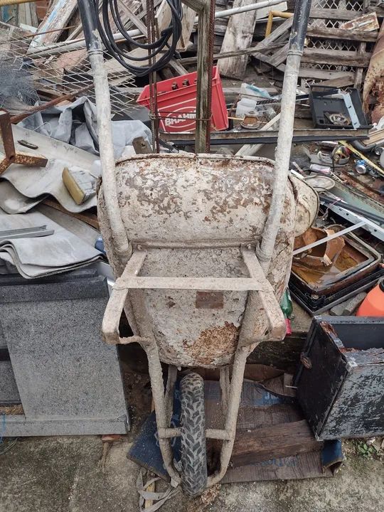 Carrinho de mão de concreto usado - Foto 4