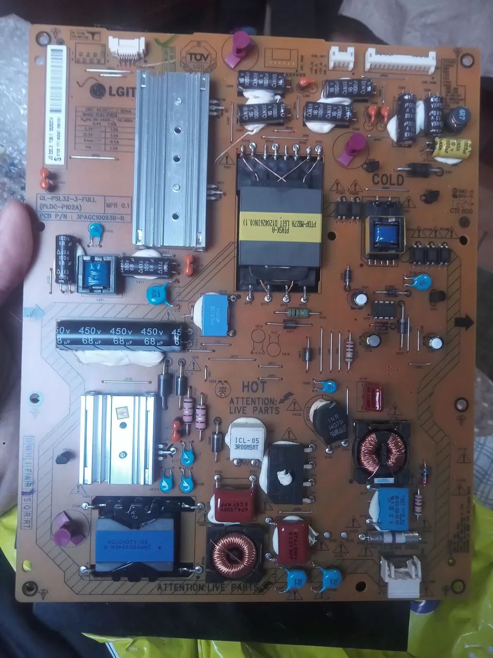 Fonte tv lg 3pagc10093b-r