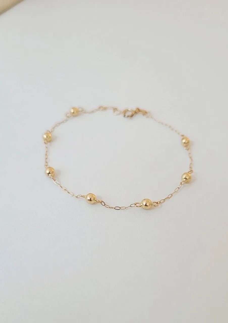 Pulseirinha Infantil Ouro 18k DESCONTO! - Foto 2