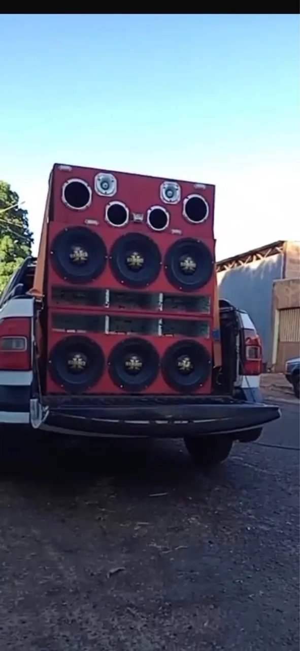 Som automotivo potente para pick-up