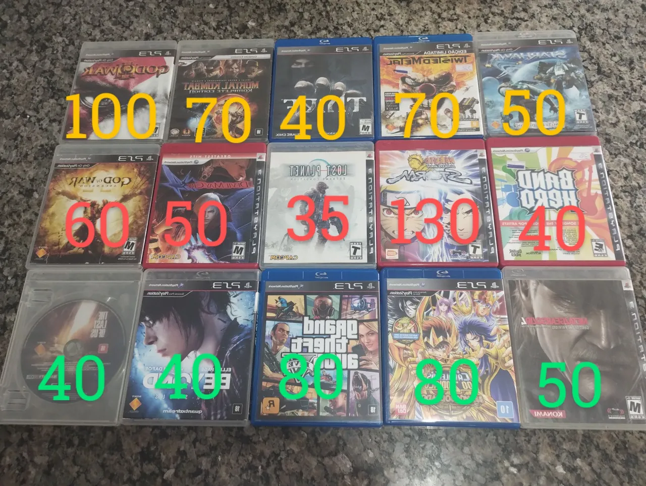Jogos de Playstation 3 vários títulos 