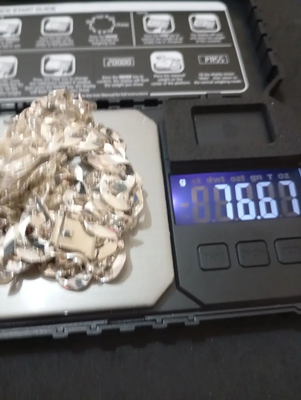 Cordão de prata925 elo simples 10mm - Foto 3