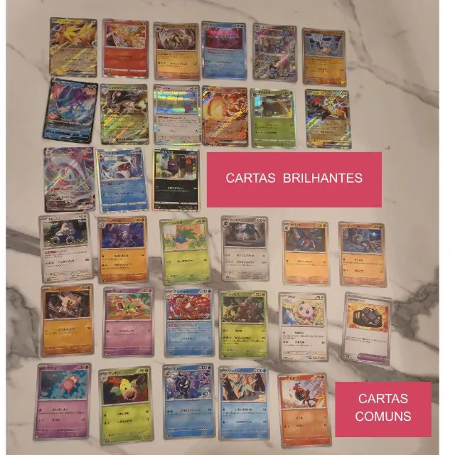 Kit Cards Pokémon Importados Japão