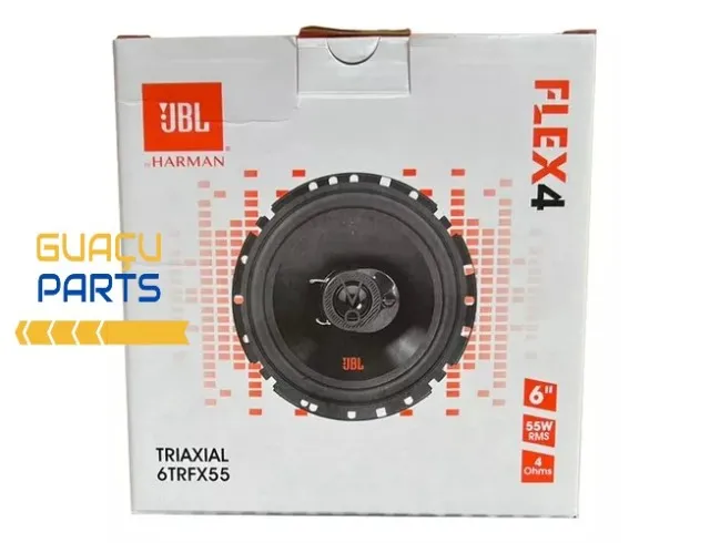 Par de Alto-Falantes 6" JBL FLEX4 6TRFX55 Triaxial - 110 Watts RMS