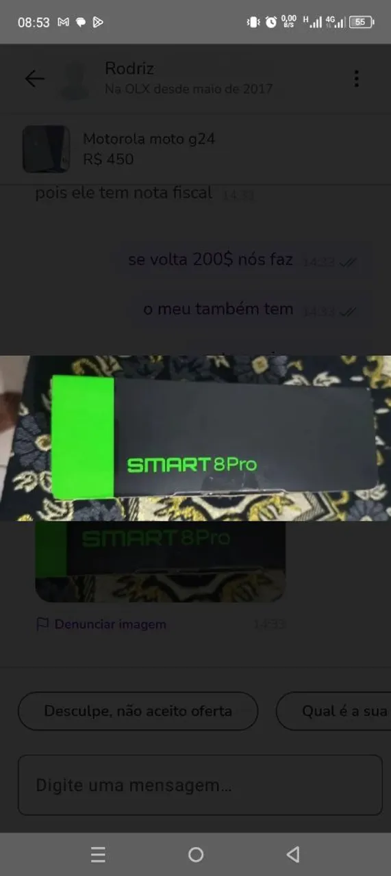 Smart8pro 256 GB 450$