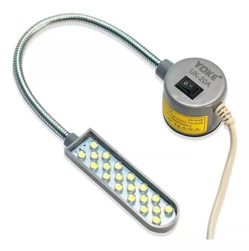 Luminária Lampada C/ 20 Led, Haste Flexível, Maquina Costura,ou P/ ASSISTENCIA TECNICA 35,
