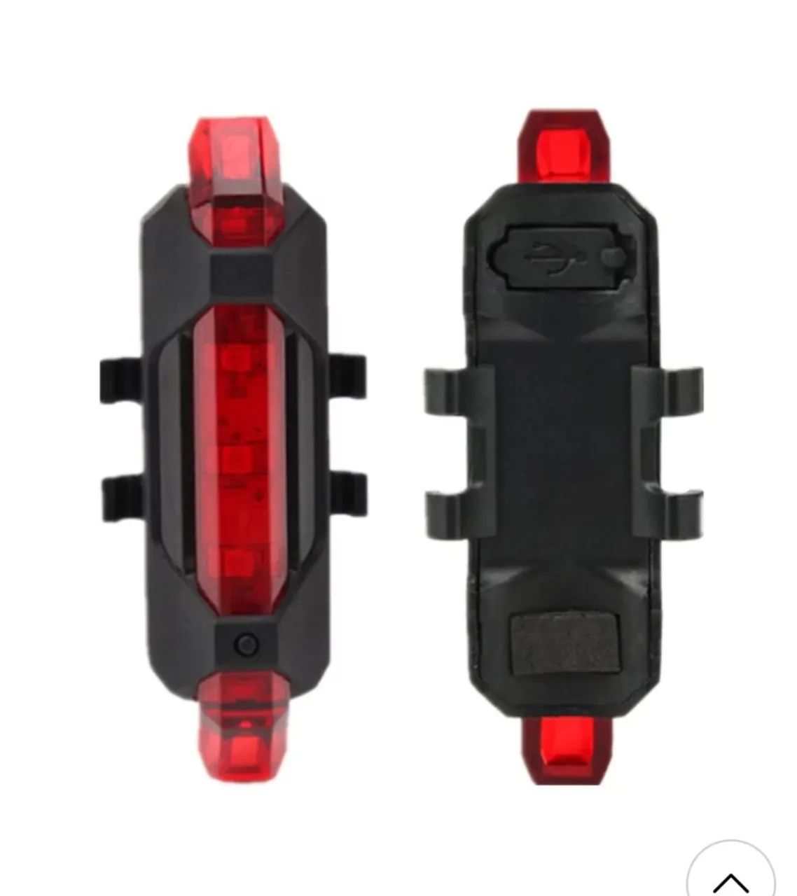 Lanterna Traseira de Bicicleta LED USB Recarregável - Foto 4