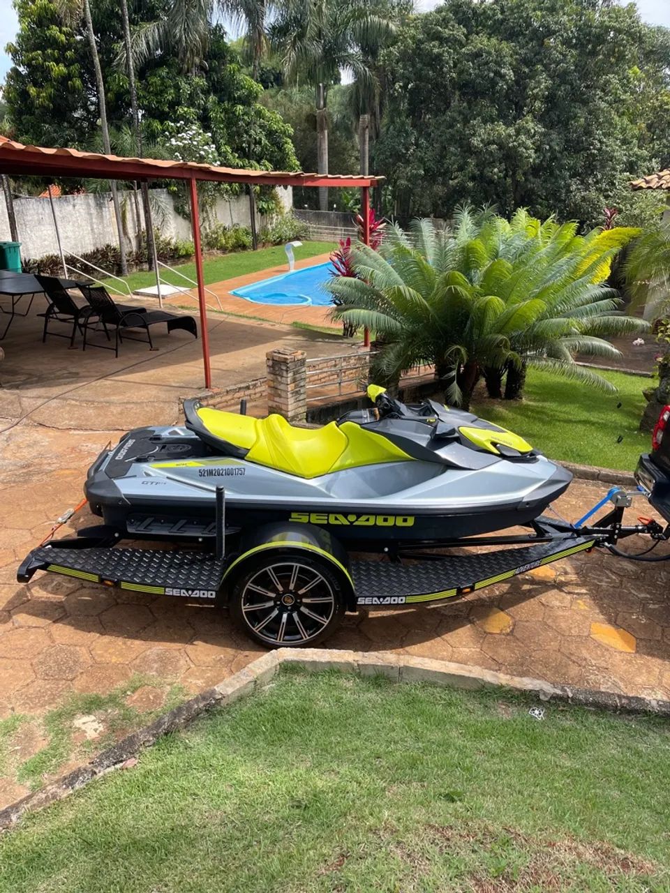 Jet ski gti 2021 segundo dono carreta nova  - Foto 8