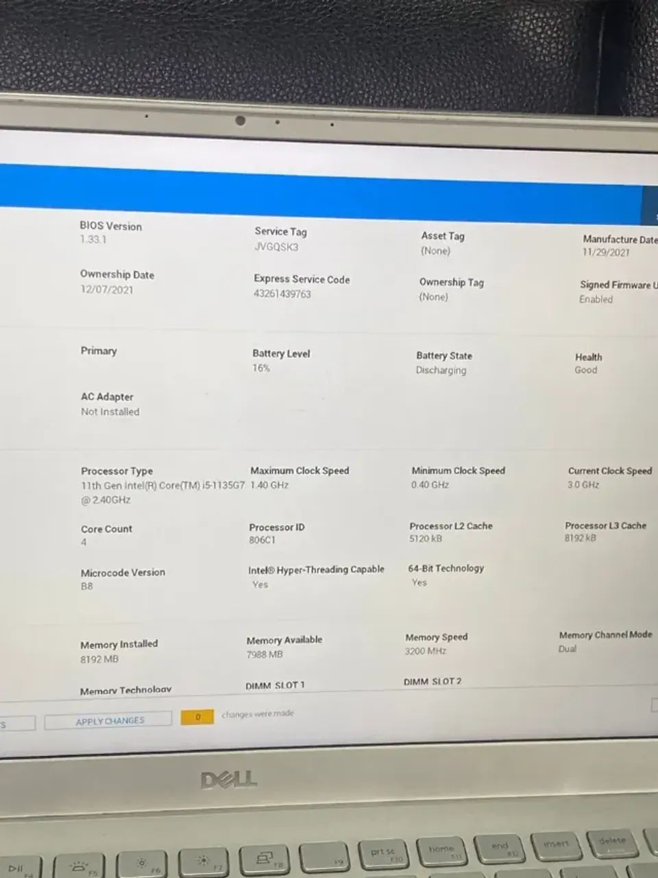Dell Latitude 5402 I5 11° 16GB 256SSD - Foto 3