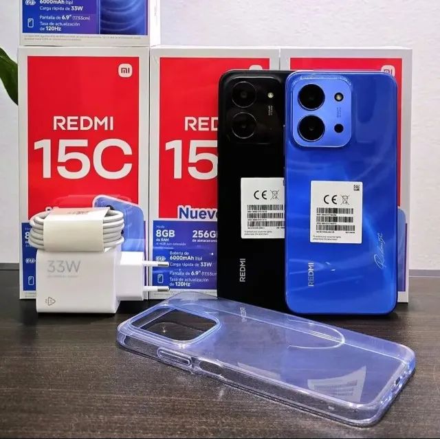 Redmi 15C 256GB 8GB RAM - Potência Alta, Desempenho Constante