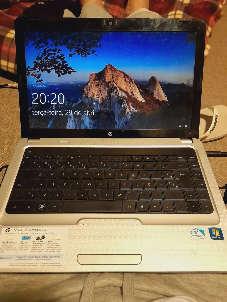Notebook HP G42-221BR - Intel Pentium
