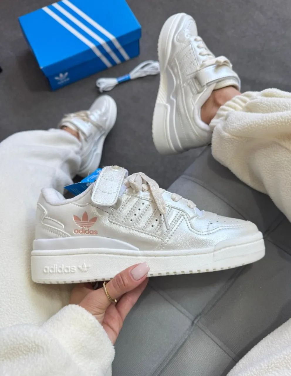 Adidas Fórum Low Velcro Linha Luxo Feminino
