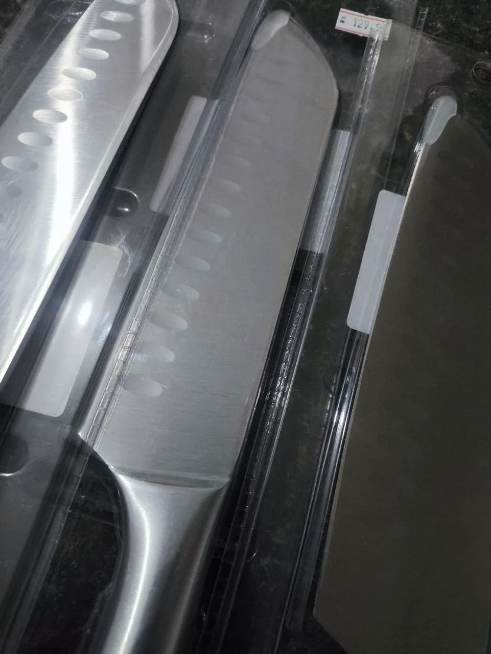 Facas de Cozinha - 22cm - Importada Japonesa - aço inox - Foto 4