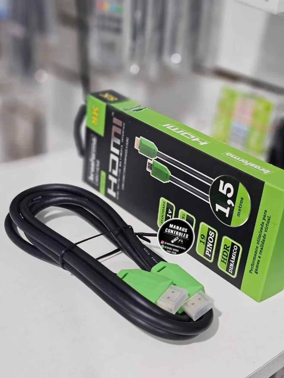 Cabo HDMI 1,5 metros 8k