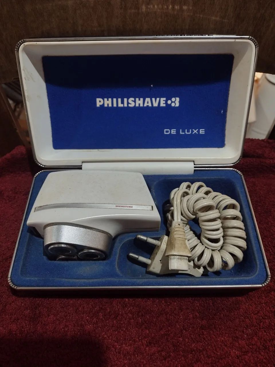 Barbeador Antigo Philishave de Luxe 