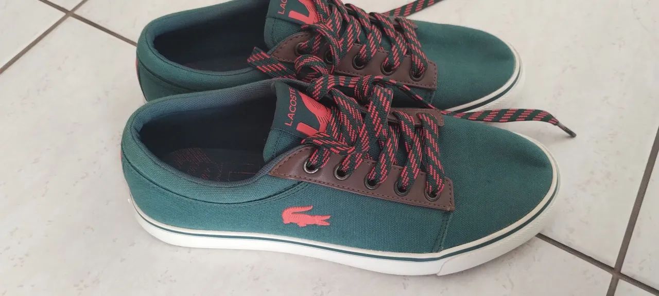 Tênis Lacoste Verde tamanho 36