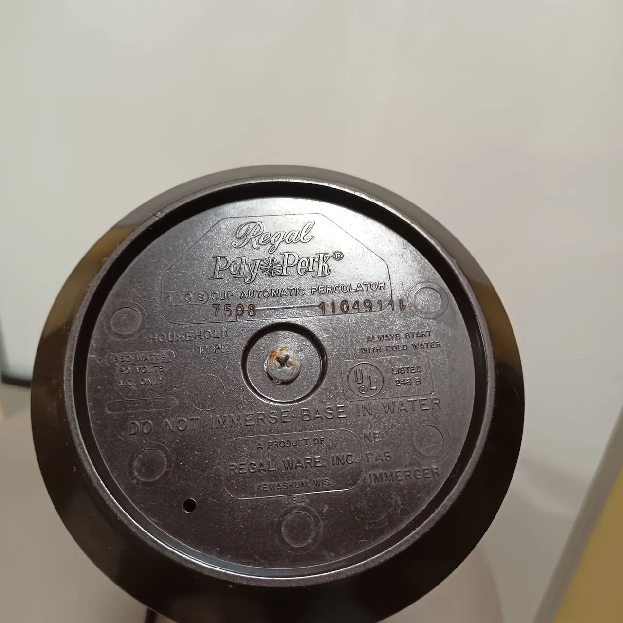 Cafeteira elétrica vintage regal poly  - Foto 3