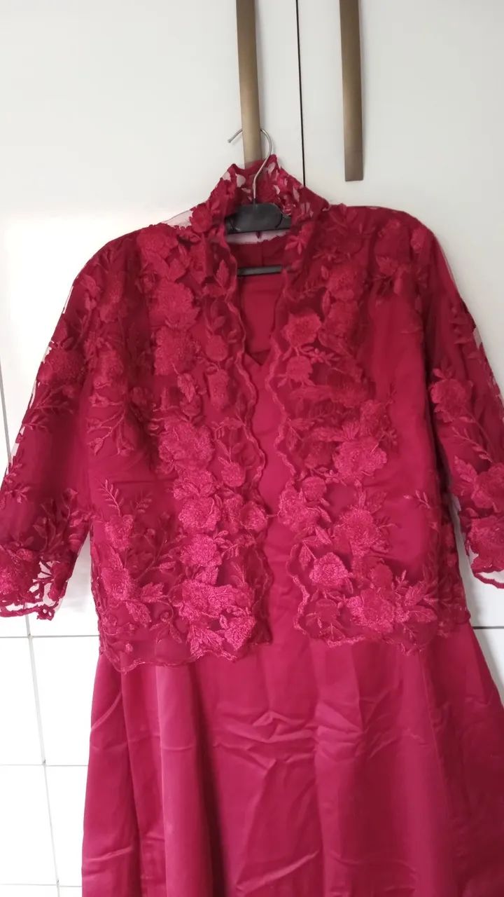 Vestido Longo marsala - Foto 2