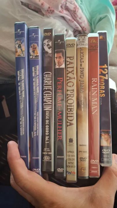 Lote 8 DVDs - Diversos Títulos