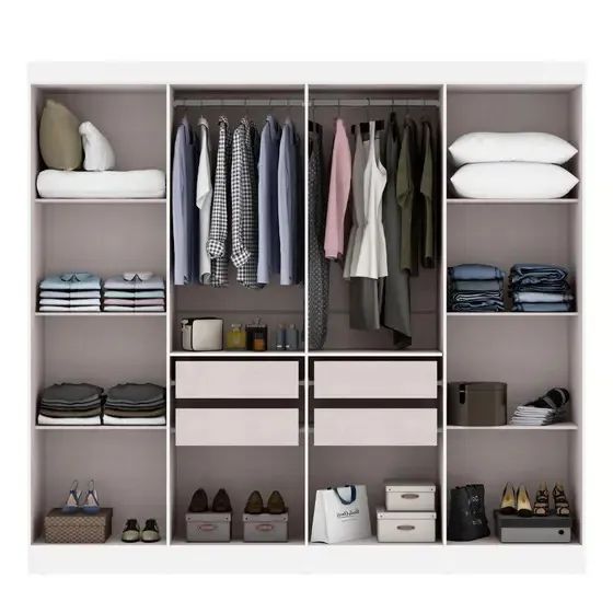 Guarda Roupa 100% MDF 8 Portas 4 Gavetas  - Foto 2
