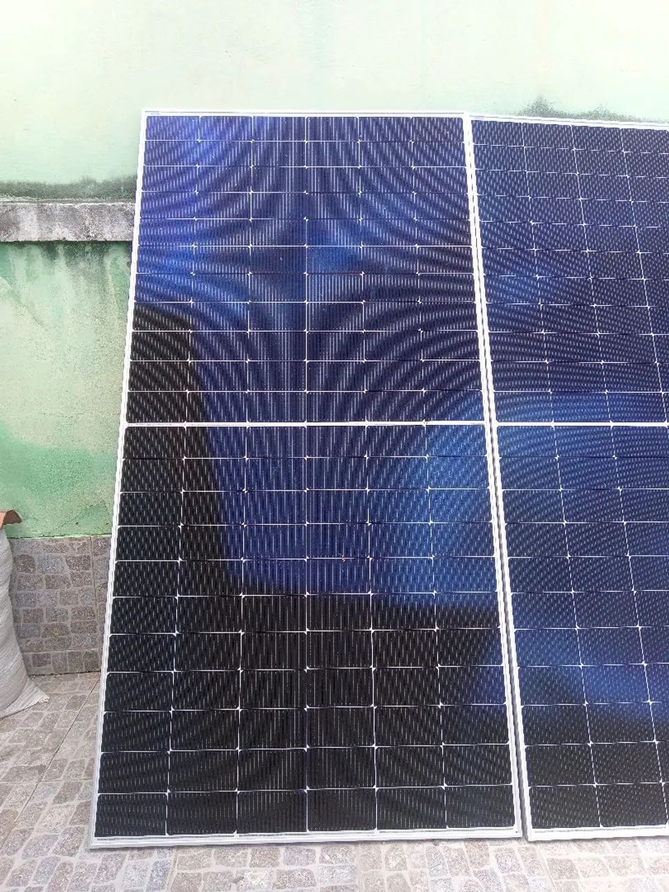 Sistema solar pronto com 1140 watts de potência, falando só a bateria 