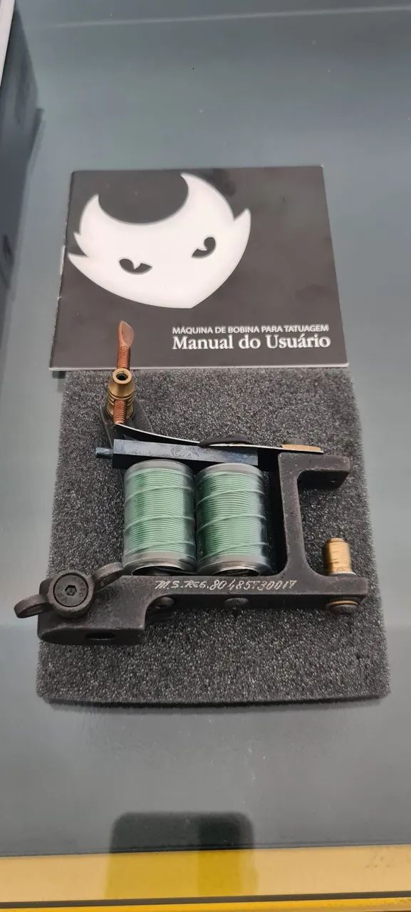 Máquina tatuagem bobina Electric Ink Paulo Fernando Bulldog Shader - Foto 6
