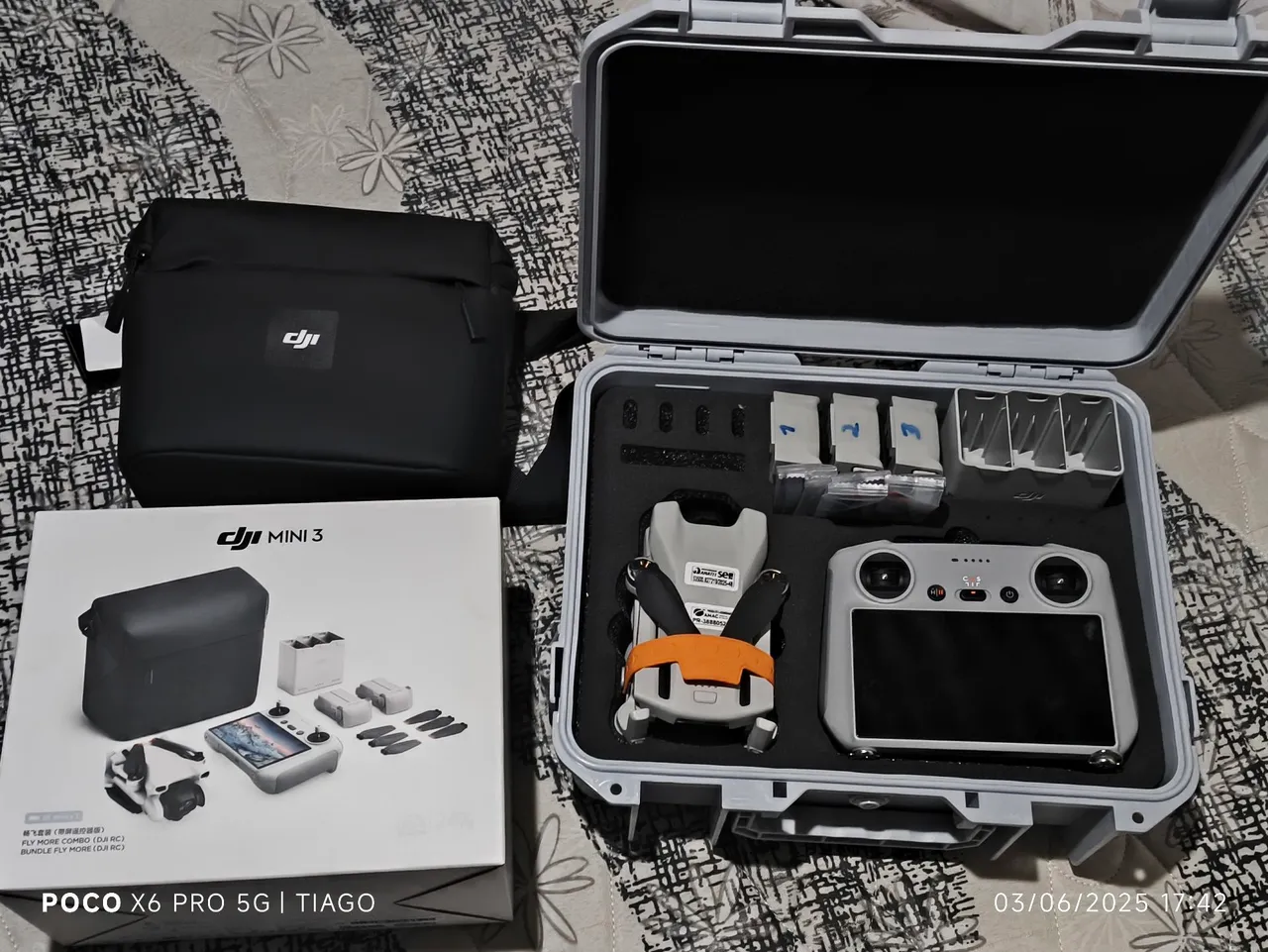 DJI Mini 3 Fly More Combo não faço envios somente retirada