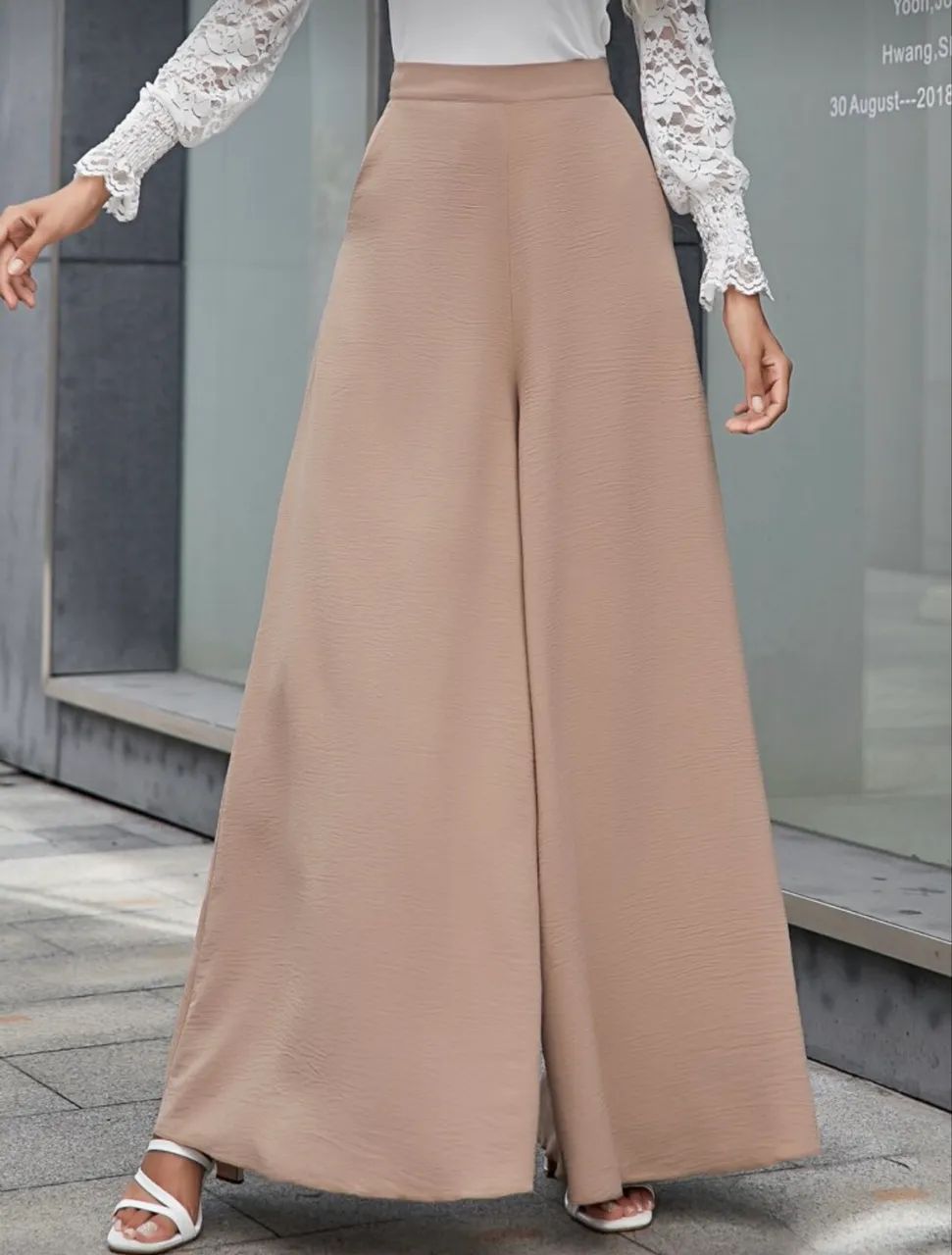Calça Bege Soltinha  - Foto 3