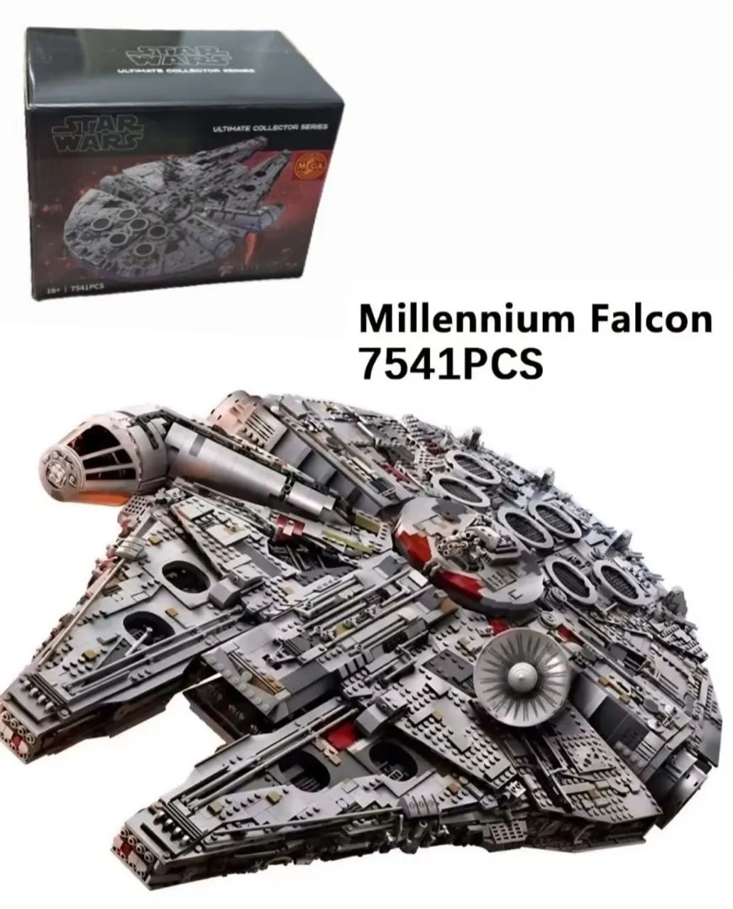 BLOCOS DE MONTAR MILLENIUM FALCON STAR WARS 7541 PEÇAS + 8 FIGURES  MOD. 75192  - Foto 2