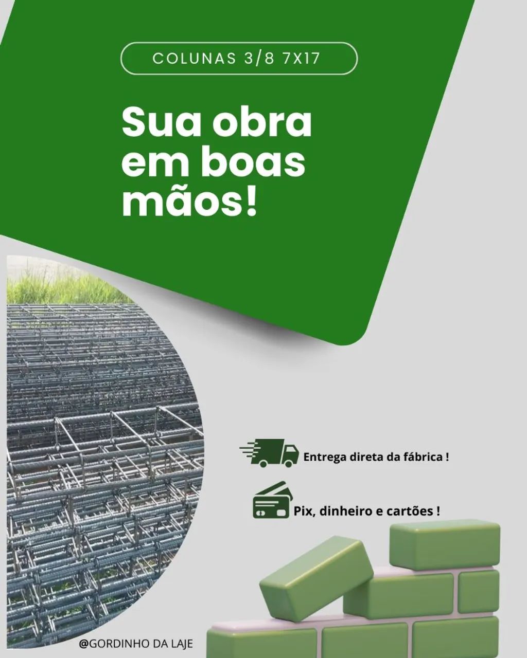 COLUNA GERDAU 3/8 ?