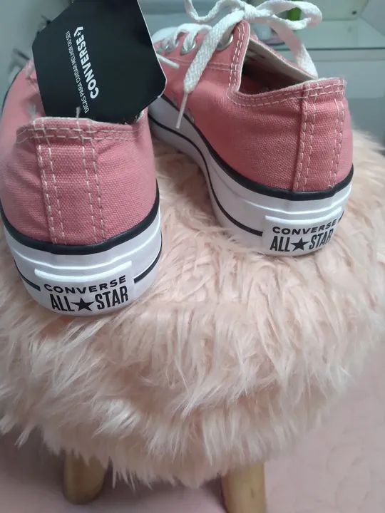 CONVERSE ALL STAR ROSA _ NOVO /  TAMANHO 35 _ FEMININO - Foto 3