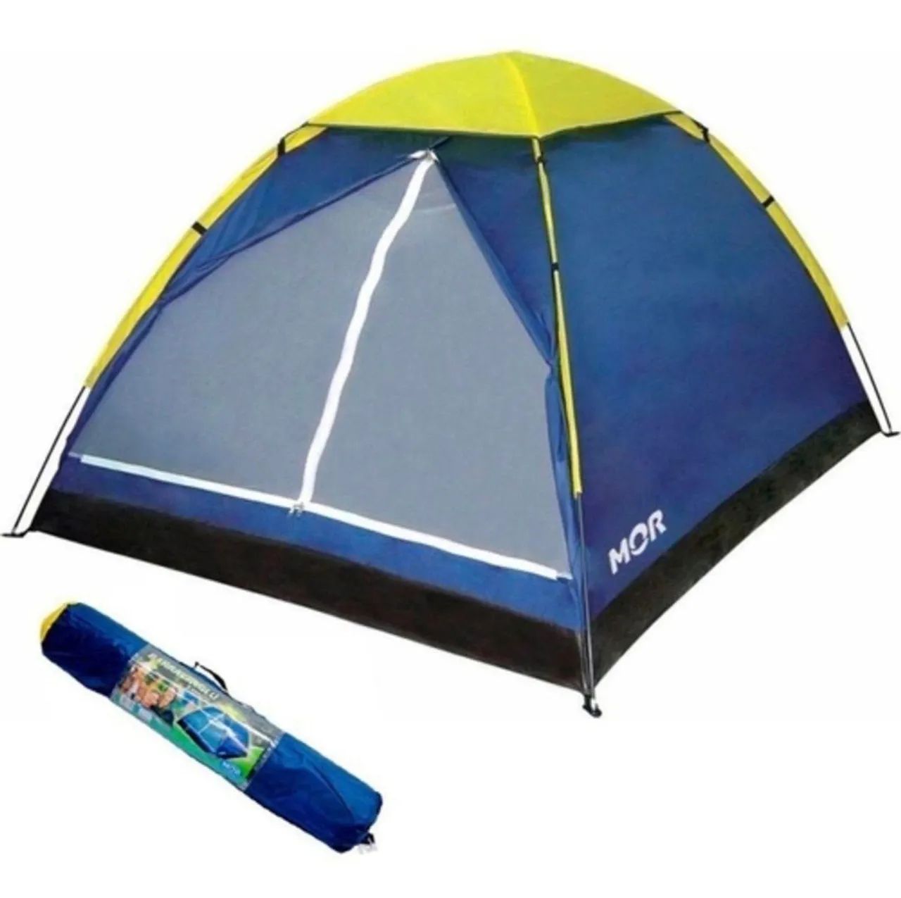 Barracas de Camping 4 Pessoas - Azul e Amarela - Foto 2