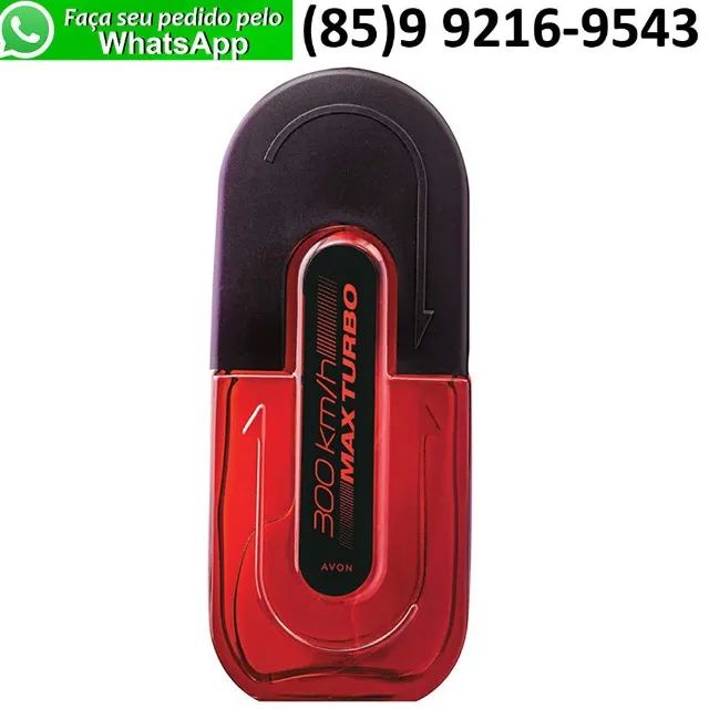 Perfume 300Km/H Max Turbo Deo Colônia 100ml Avon
