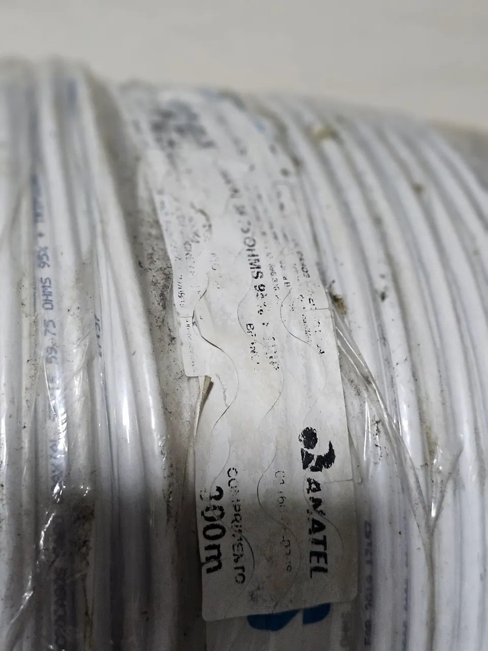 Rolo de 300m  de cabo coaxial  - Foto 4