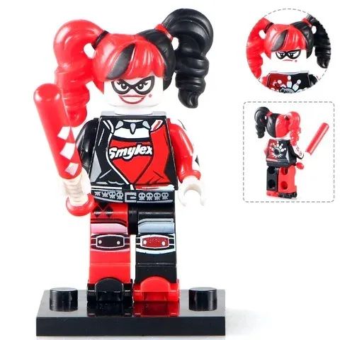 Minifigure Arlequina blocos de montar coringa