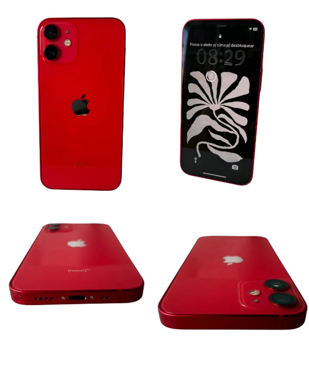 iPhone 12 Mini - 256GB - Red (Impecável) - Celulares e Smartphones