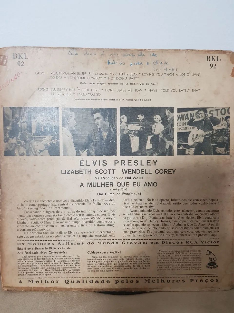 Disco de Vinil Elvis Presley - Loving You - Foto 2