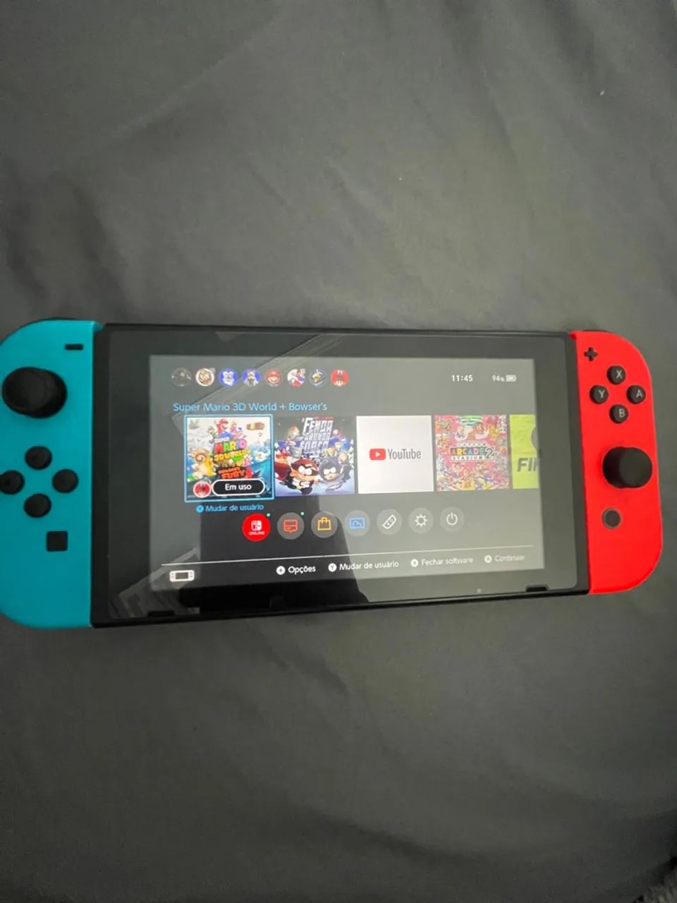 Nintendo Switch com 17 Jogos Originais - Pronto para Jogar!