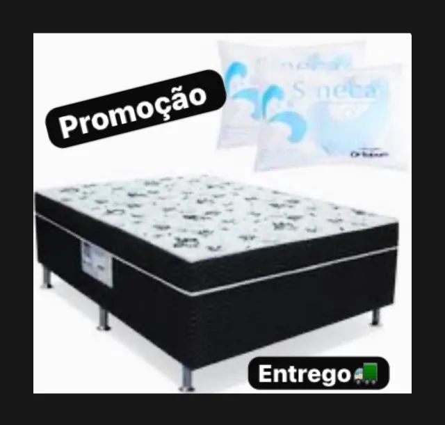 Cama box casal nova agora