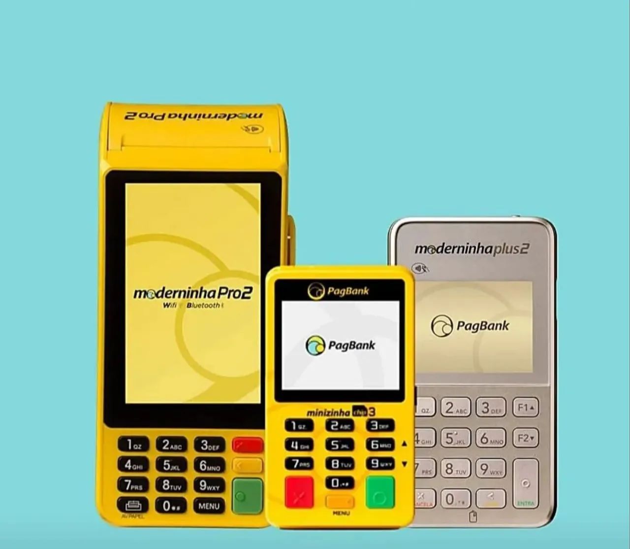 Máquina de cartão de crédito PagSeguro 