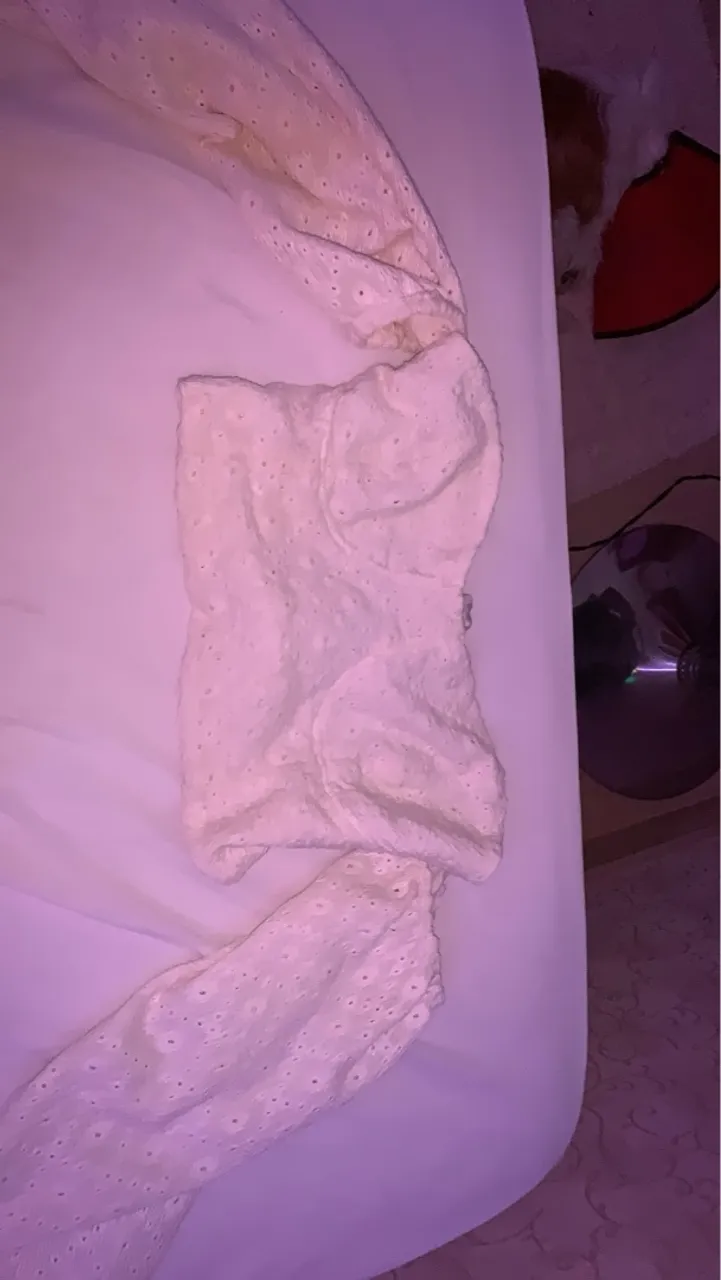 Top branco com mangas CONSTANCE