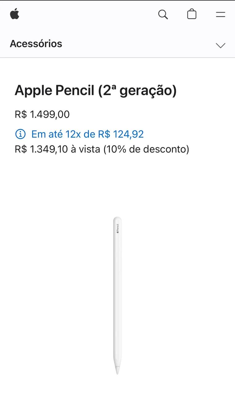 Apple Pencil 2 Geração. Sem uso. Caixa Aberta. - Foto 4