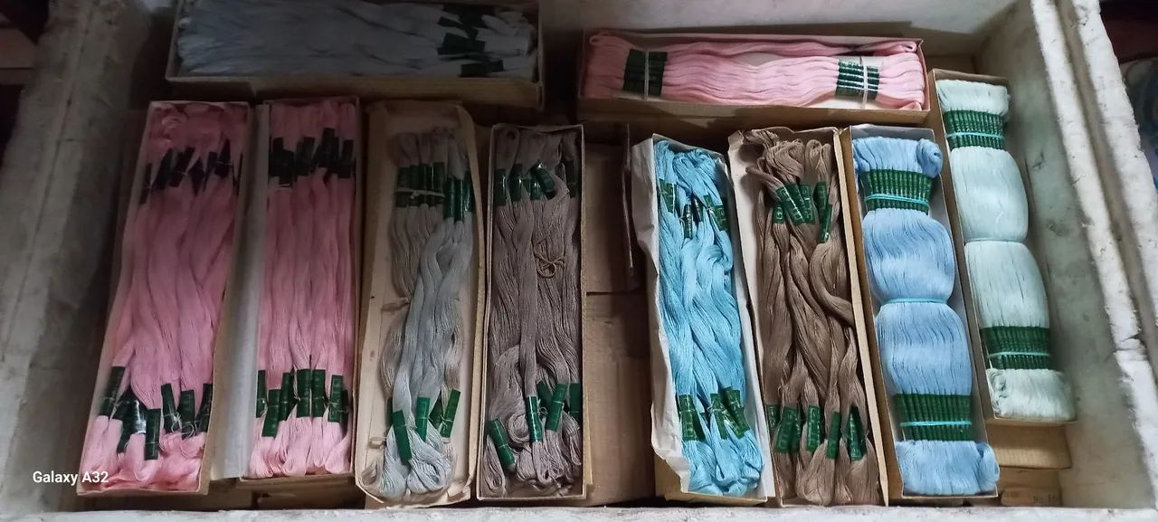 Kit de linhas para bordado Corrente - Foto 2