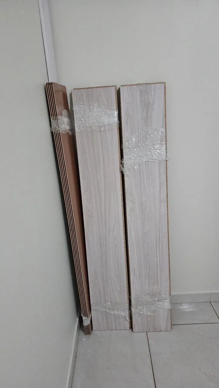 Piso Porcelanato Amadeirado Acetinado Borda Reta Interno  - Foto 5