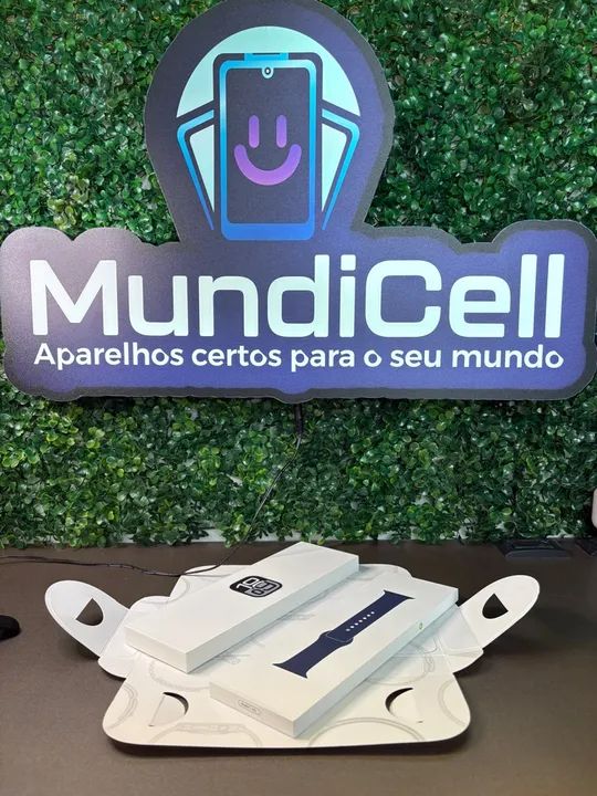 Mundicell_poa Apple Watch Series 10 46mm gps Silver / blue novo lacrado - Foto 4