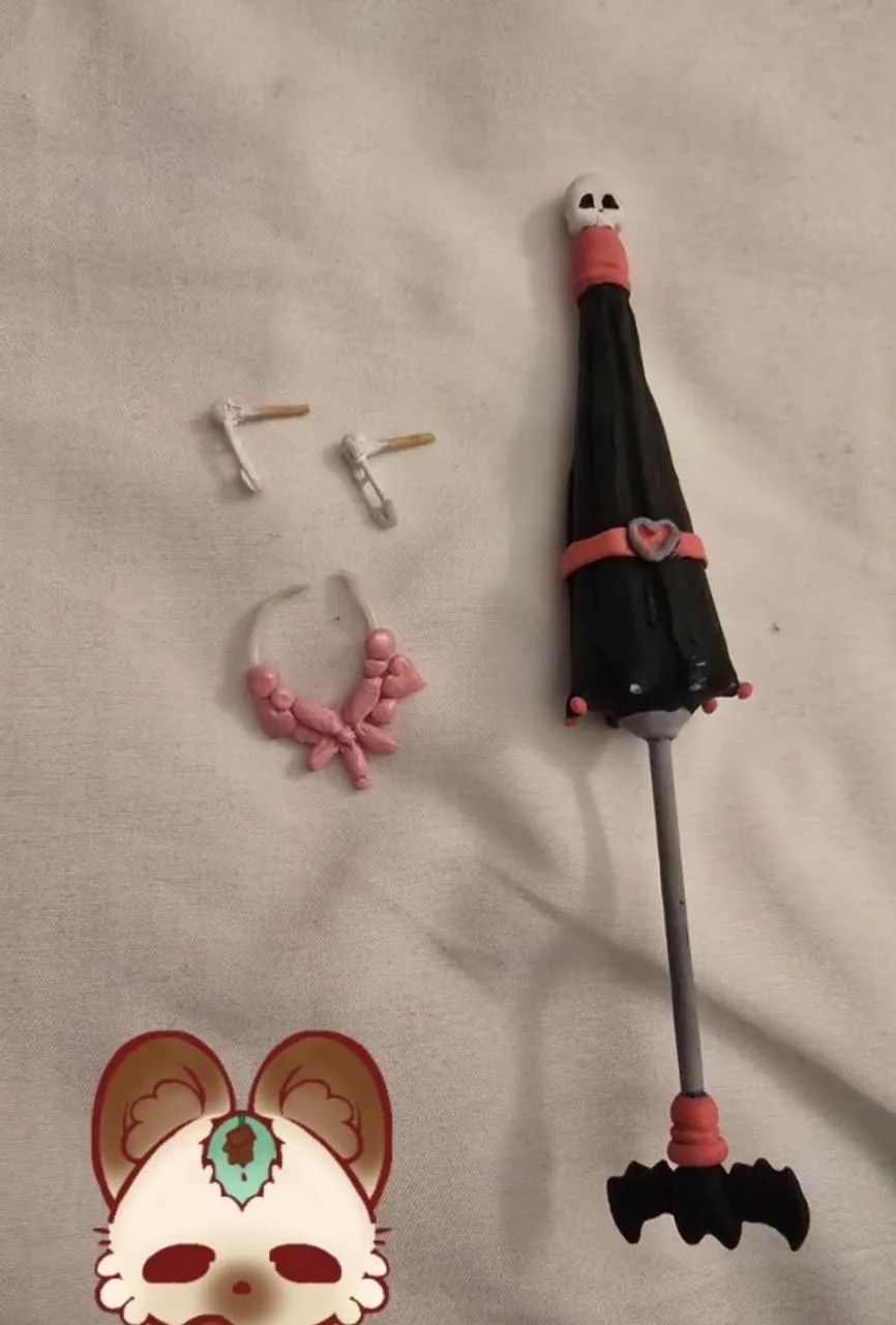 Acessórios Monster High Feitos à Mão em Biscuit  - Foto 6