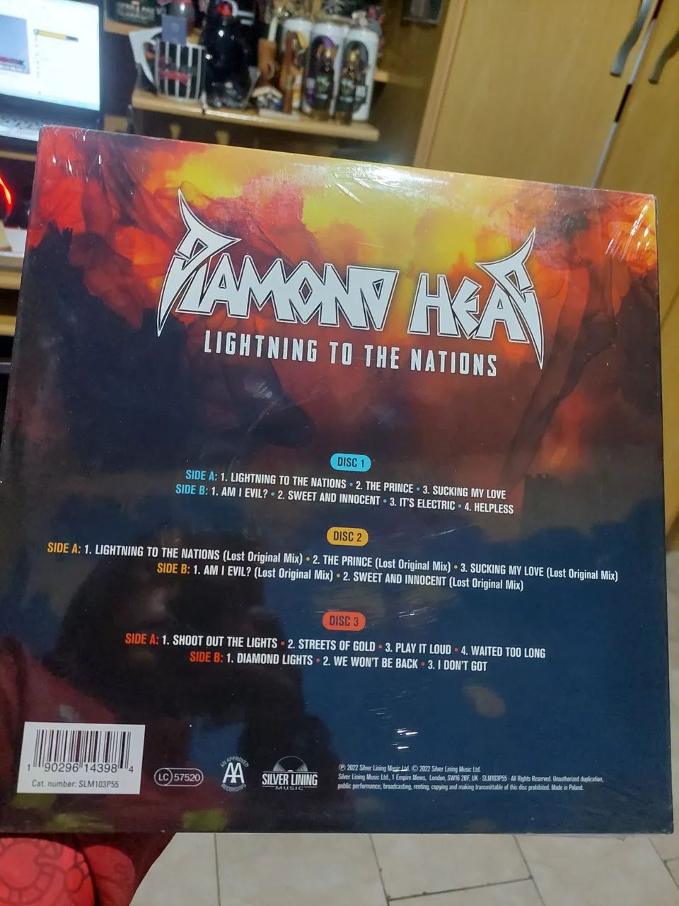 Box LP Triplo DIAMOND HEAD - Lightning To The Nations IMPORTADO - Foto 2